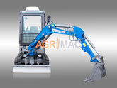 Μίνι εκσκαφέας με καμπίνα 2.7T, Diesel, EB27C-PRO